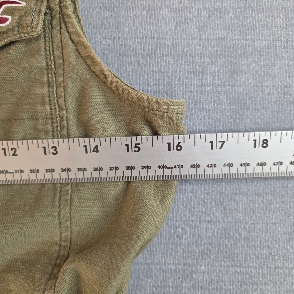 Hollister Utility Vest Womens Small Olive Green Excellent Cinched Cargo Jacket - Picture 11 of 13